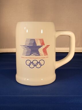 White Ceramic Olympic Logo Mug - Unbranded